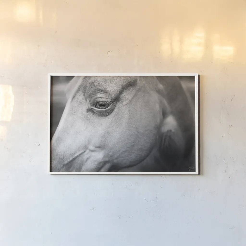 Willow by Nathan Larson. shown as a paper print in a white frame. Available as a archival giclee rolled canvas, fine art paper, or poster print. SKU 97615i.