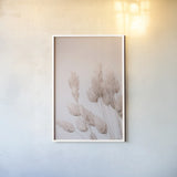 Wistful Neutral by Nathan Larson. shown as a paper print in a white frame. Available as a archival giclee rolled canvas, fine art paper, or poster print. SKU 77891h.