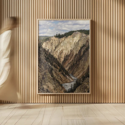 Yellowstone Summer by Nathan Larson. shown as over sized large wall art. Available as an archival giclee rolled canvas, fine art paper, or poster print. SKU 92471h.