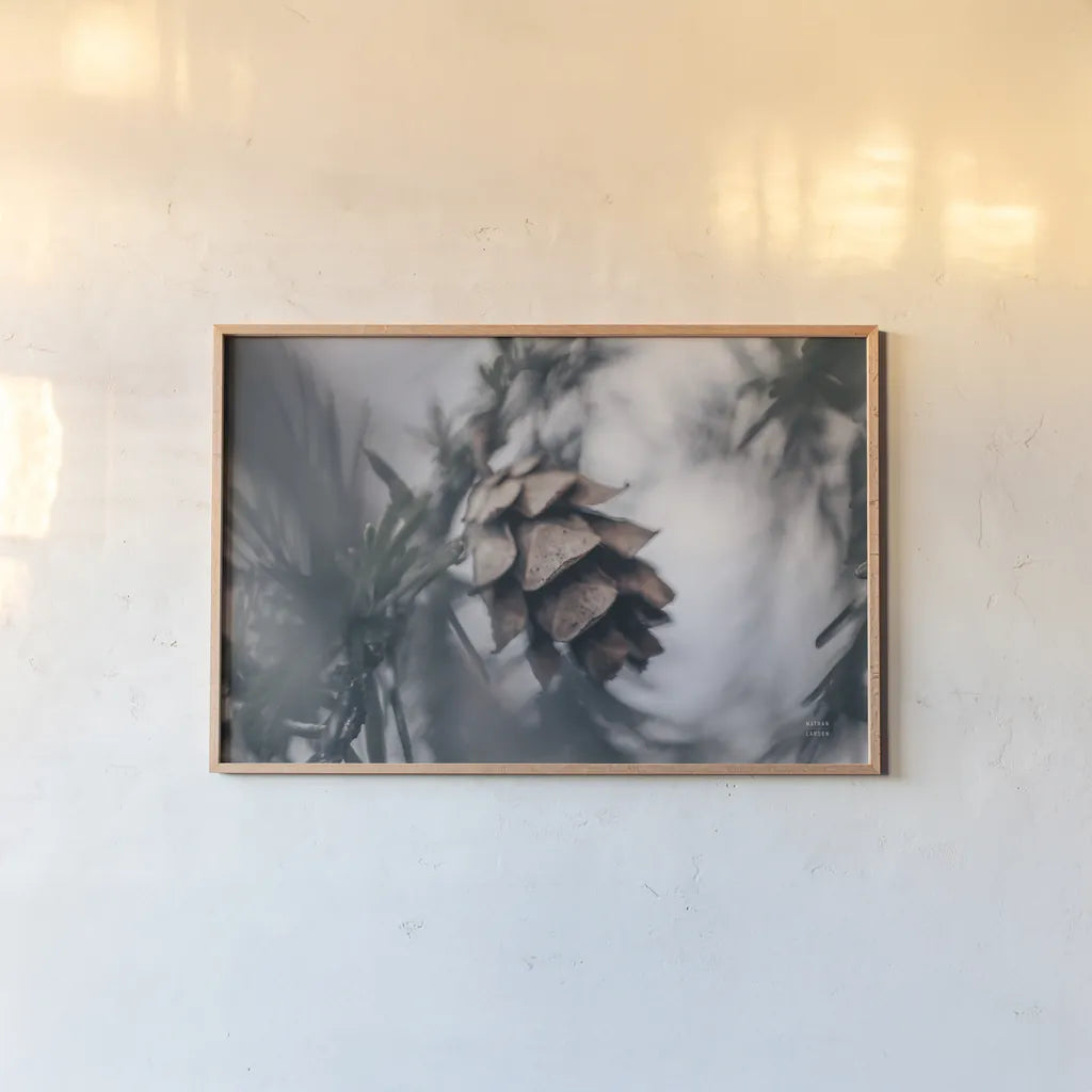 cooling by Nathan Larson. shown as a paper print in a natural frame. Available as a archival giclee rolled canvas, fine art paper, or poster print. SKU 82633i.