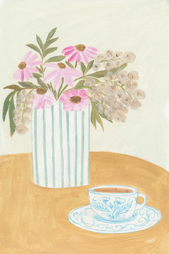 Blossoms and Porcelain I by Nikita Jariwala