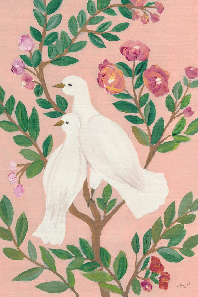 Perch Among Blossoms ll by Nikita Jariwala