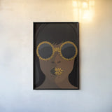Accessorize I by Omar Escalante. shown as a paper print in a black flame. Available as a archival giclee rolled canvas, fine art paper, or poster print. SKU 71783h.
