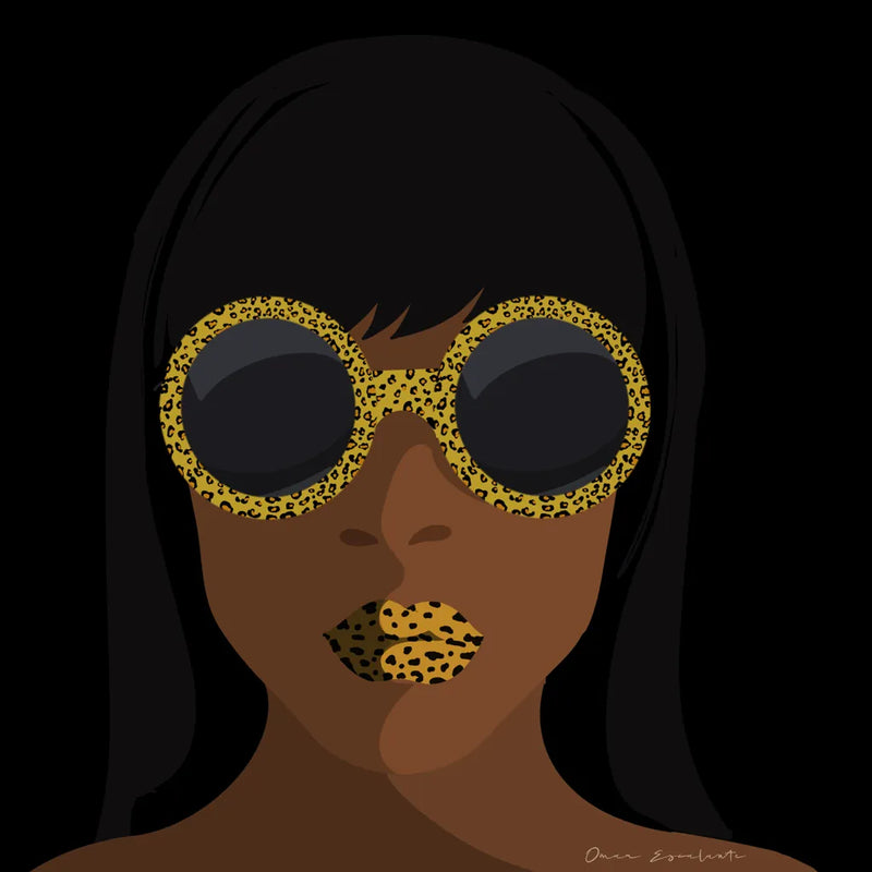 Accessorize I Square by Omar Escalante. SKU 78265a. Archival Giclee Fine art print for wall decor.