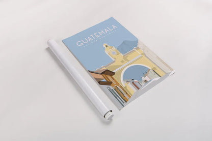Antigua Guatemala by Omar Escalante. shown as a rolled paper print. Available as archival giclee rolled canvas, fine art paper, or poster print. SKU 71457h.