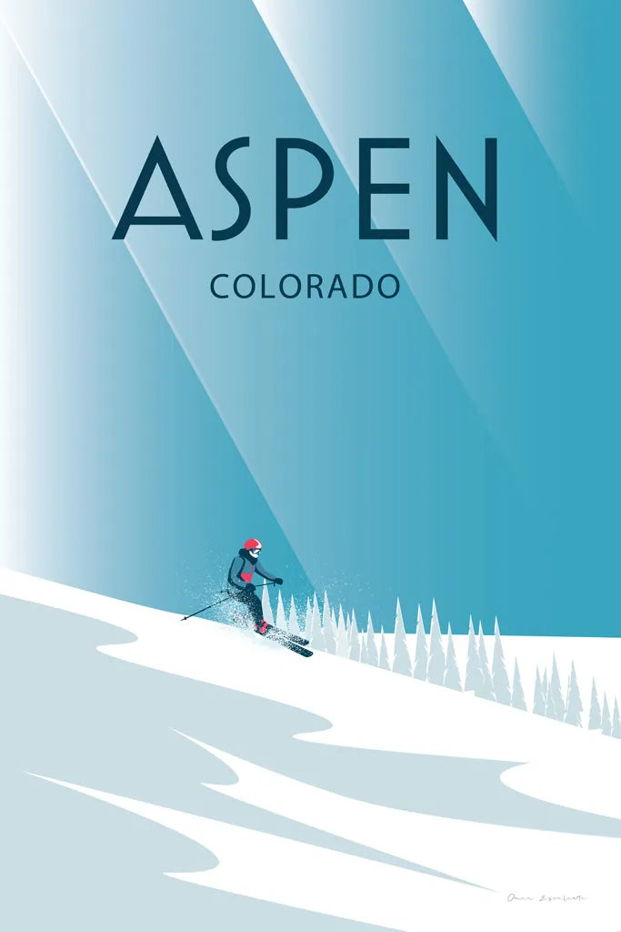 Aspen by Omar Escalante. SKU 64916h. Archival Giclee Fine art print for wall decor.