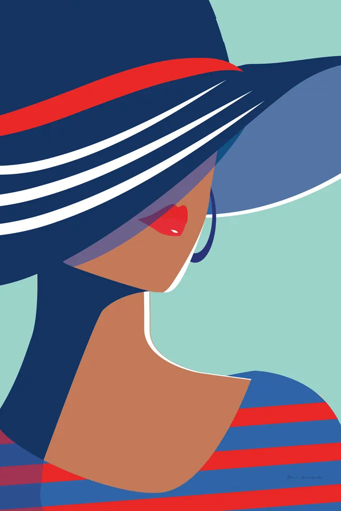 Beach Chic I by Omar Escalante. SKU 64637h. Archival Giclee Fine art print for wall decor.