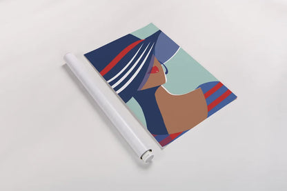Beach Chic I by Omar Escalante. shown as a rolled paper print. Available as archival giclee rolled canvas, fine art paper, or poster print. SKU 64637h.