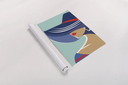 Beach Chic II by Omar Escalante. shown as a rolled paper print. Available as archival giclee rolled canvas, fine art paper, or poster print. SKU 64638h.