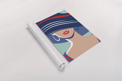 Beach Chic III by Omar Escalante. shown as a rolled paper print. Available as archival giclee rolled canvas, fine art paper, or poster print. SKU 65406h.