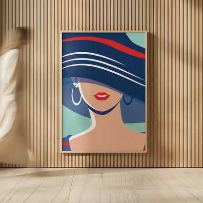 Beach Chic III by Omar Escalante. shown as over sized large wall art. Available as an archival giclee rolled canvas, fine art paper, or poster print. SKU 65406h.