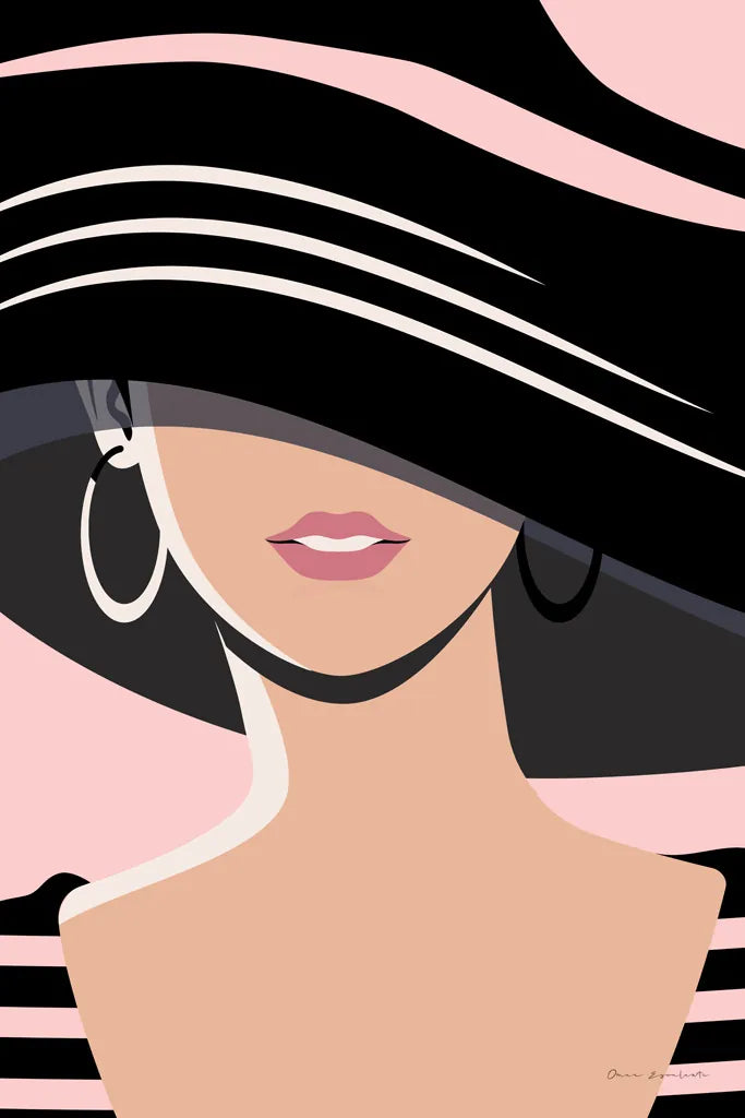 Beach Chic III Blush by Omar Escalante. SKU 67376h. Archival Giclee Fine art print for wall decor.