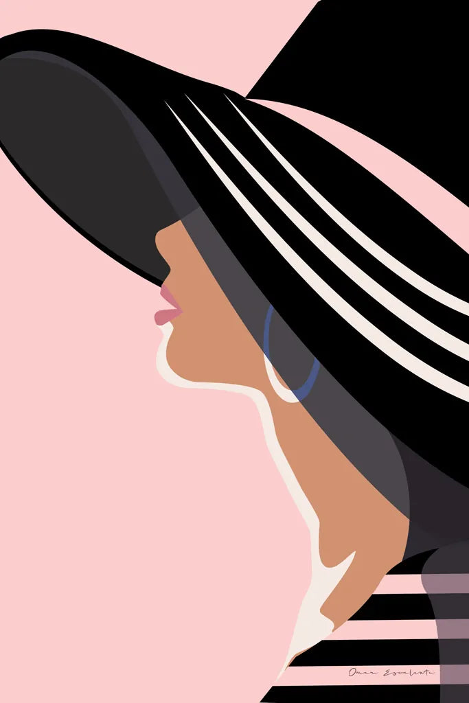 Beach Chic IV Blush by Omar Escalante. SKU 67377h. Archival Giclee Fine art print for wall decor.