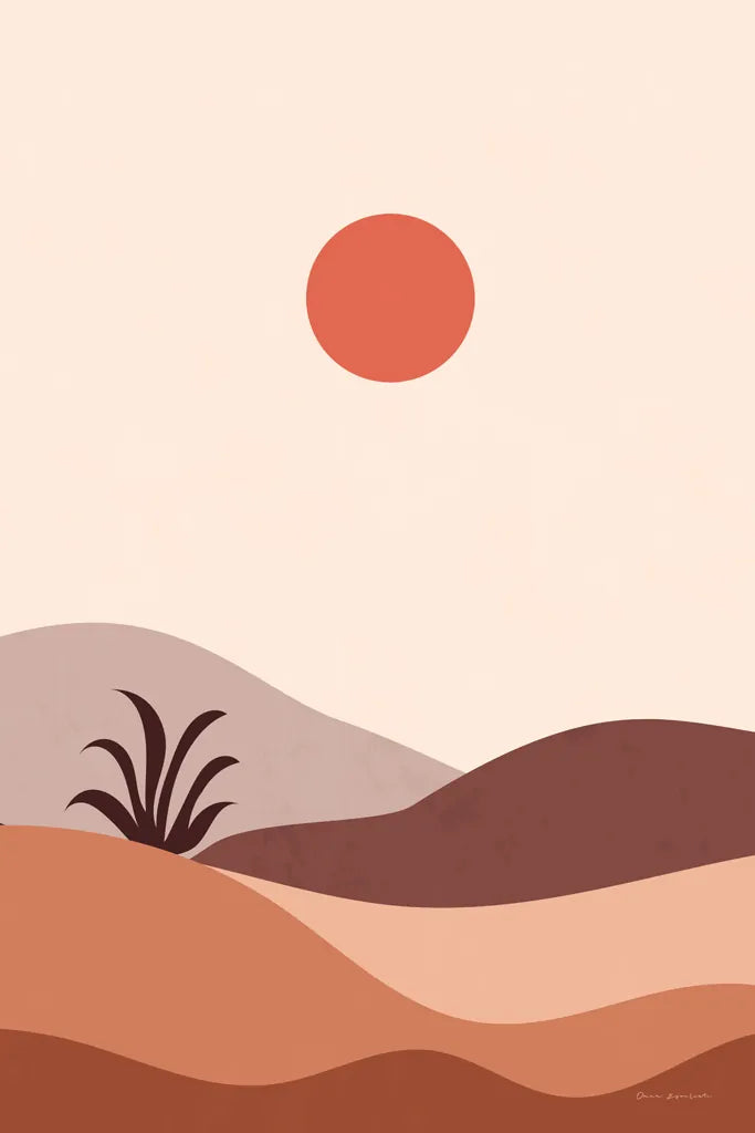 Boho Desert I by Omar Escalante. SKU 90456h. Archival Giclee Fine art print for wall decor.