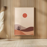 Boho Desert I by Omar Escalante. shown as over sized large wall art. Available as an archival giclee rolled canvas, fine art paper, or poster print. SKU 90456h.