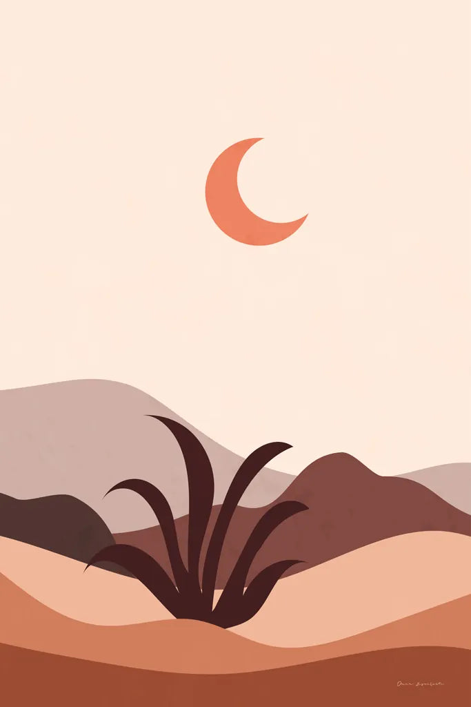 Boho Desert II by Omar Escalante. SKU 90457h. Archival Giclee Fine art print for wall decor.