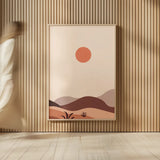 Boho Desert III by Omar Escalante. shown as over sized large wall art. Available as an archival giclee rolled canvas, fine art paper, or poster print. SKU 90458h.