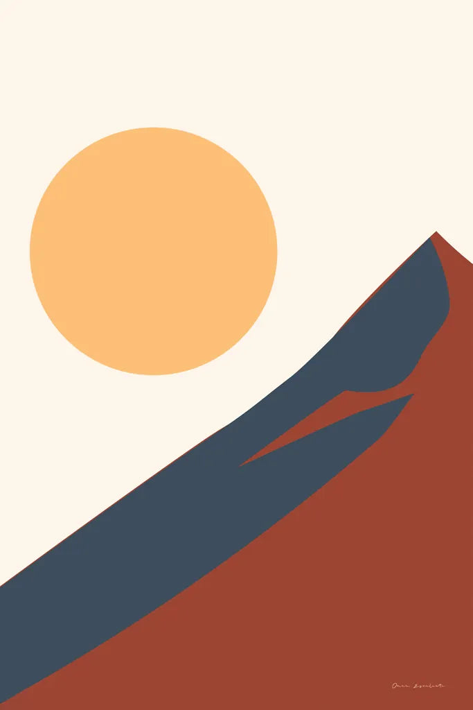 Boho Landscape I by Omar Escalante. SKU 90451h. Archival Giclee Fine art print for wall decor.