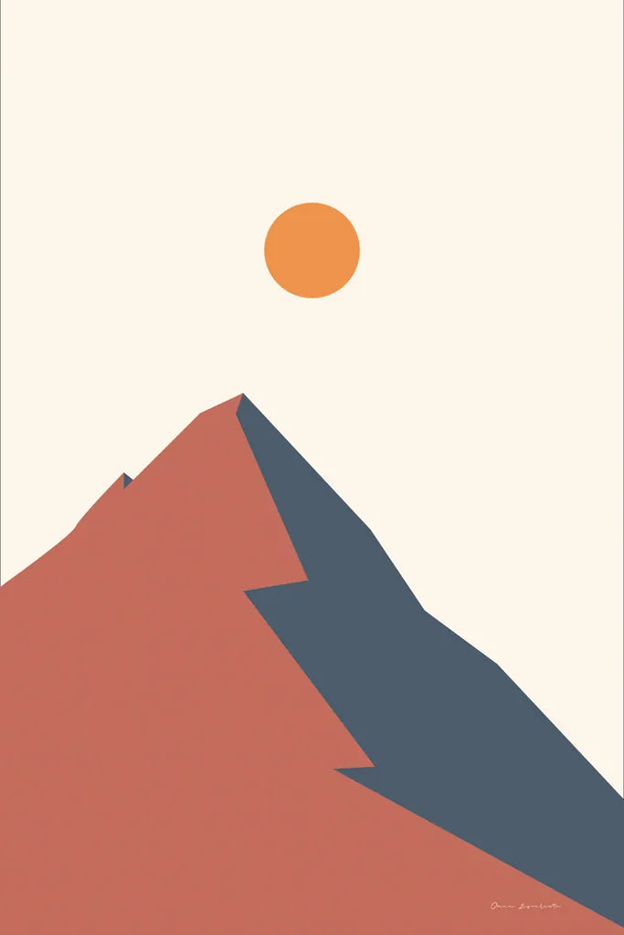 Boho Landscape III by Omar Escalante. SKU 90702h. Archival Giclee Fine art print for wall decor.