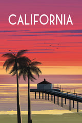 California by Omar Escalante. SKU 62029h. Archival Giclee Fine art print for wall decor.