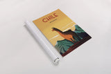 Chile by Omar Escalante. shown as a rolled paper print. Available as archival giclee rolled canvas, fine art paper, or poster print. SKU 62030h.