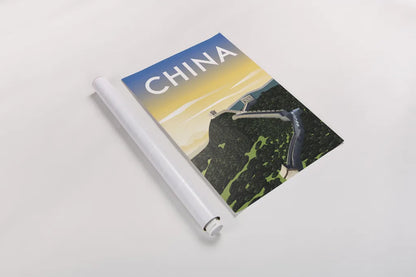 China by Omar Escalante. shown as a rolled paper print. Available as archival giclee rolled canvas, fine art paper, or poster print. SKU 62031h.