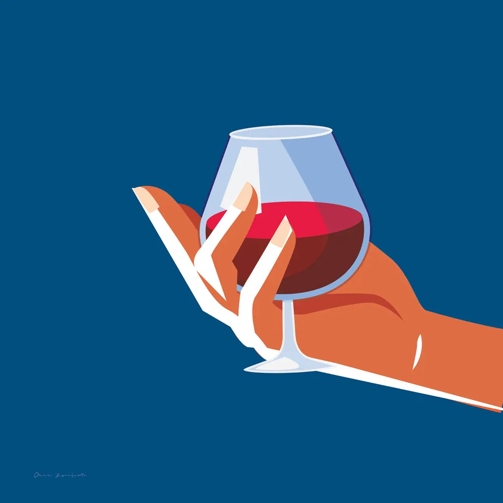 Cocktail Time III Sq by Omar Escalante. SKU 91465a. Archival Giclee Fine art print for wall decor.