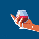 Cocktail Time III Sq by Omar Escalante. SKU 91465a. Archival Giclee Fine art print for wall decor.