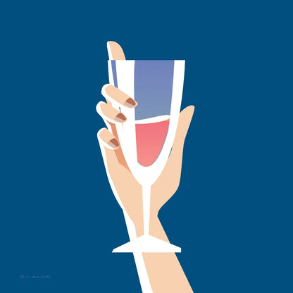 Cocktail Time IV Sq by Omar Escalante. SKU 91466a. Archival Giclee Fine art print for wall decor.