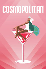 Cosmopolitan by Omar Escalante. SKU 82560h. Archival Giclee Fine art print for wall decor.