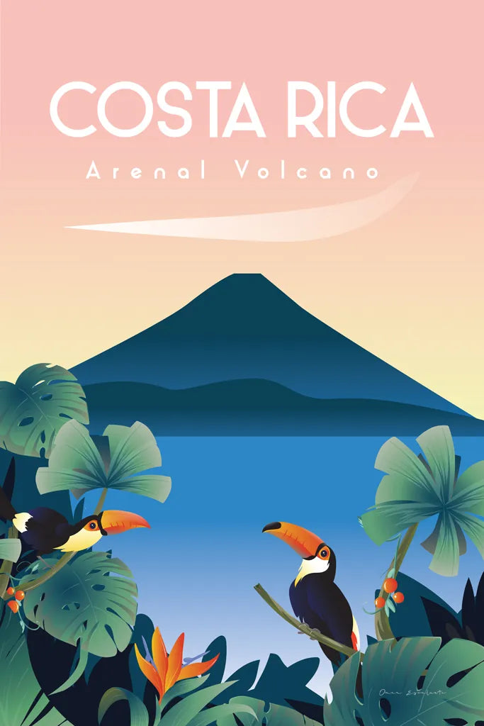 Costa Rica by Omar Escalante. SKU 71456h. Archival Giclee Fine art print for wall decor.