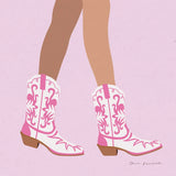 Cowgirly I by Omar Escalante. SKU 84593a. Archival Giclee Fine art print for wall decor.