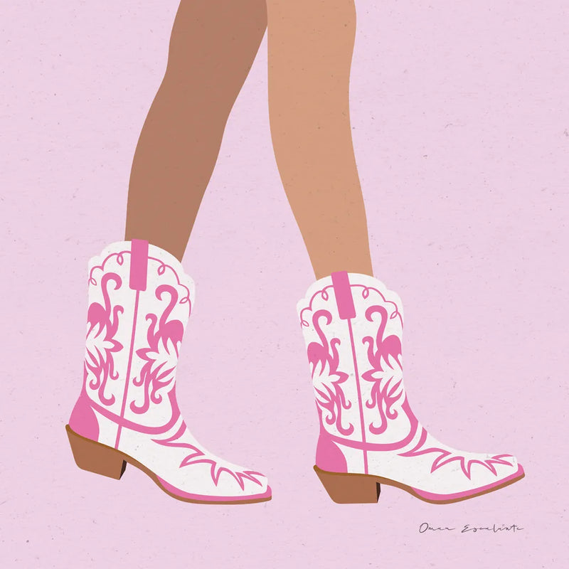 Cowgirly I by Omar Escalante. SKU 84593a. Archival Giclee Fine art print for wall decor.