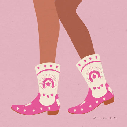 Cowgirly II by Omar Escalante. SKU 84594a. Archival Giclee Fine art print for wall decor.