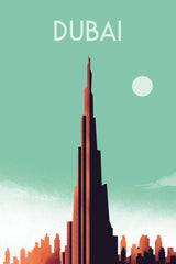 Dubai by Omar Escalante. SKU 62032h. Archival Giclee Fine art print for wall decor.
