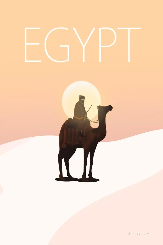 Egypt by Omar Escalante. SKU 62033h. Archival Giclee Fine art print for wall decor.