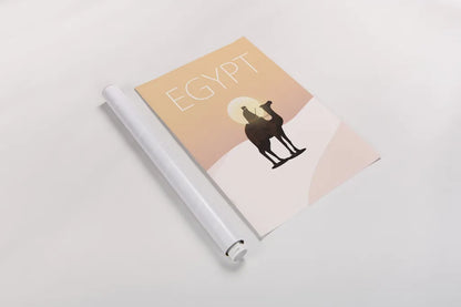 Egypt by Omar Escalante. shown as a rolled paper print. Available as archival giclee rolled canvas, fine art paper, or poster print. SKU 62033h.