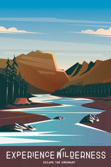 Experience the Wilderness by Omar Escalante. SKU 65934h. Archival Giclee Fine art print for wall decor.