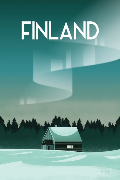 Finland I by Omar Escalante. SKU 62775h. Archival Giclee Fine art print for wall decor.