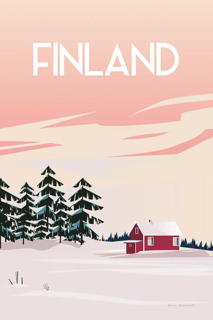 Finland II by Omar Escalante. SKU 62776h. Archival Giclee Fine art print for wall decor.