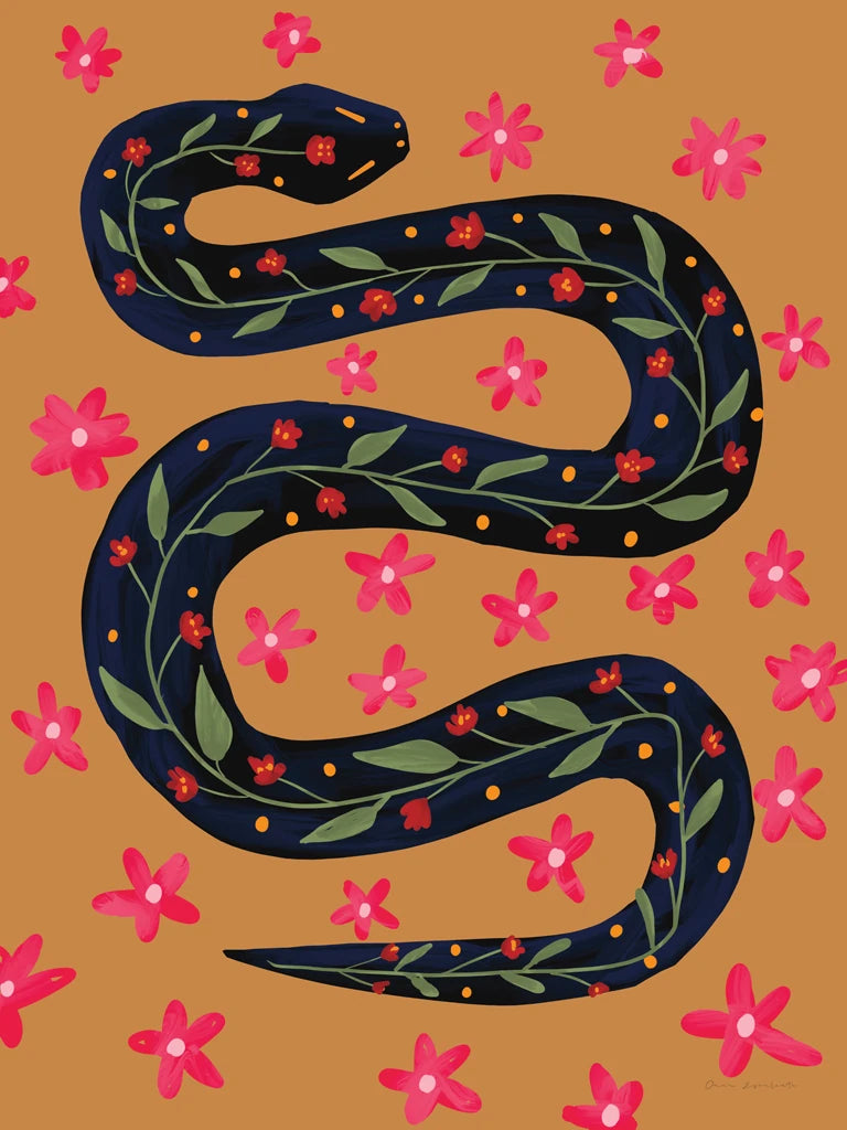 Folk Garden Snake II by Omar Escalante