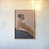 Gorgeous Wild I by Omar Escalante. shown as a paper print in a natural frame. Available as a archival giclee rolled canvas, fine art paper, or poster print. SKU 71785h.