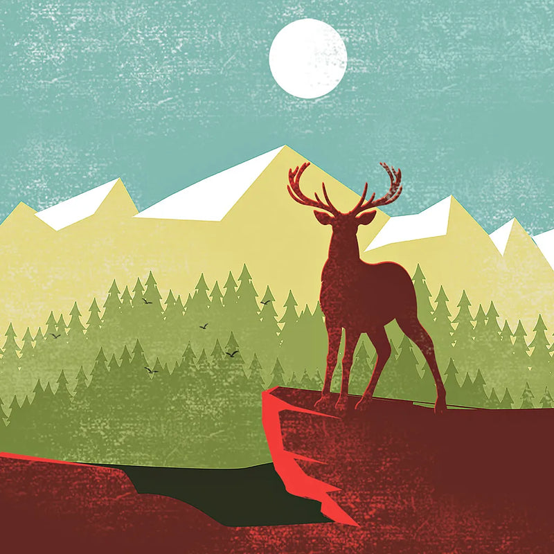 Great Outdoors III by Omar Escalante. SKU 66599a. Archival Giclee Fine art print for wall decor.