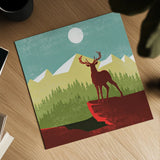 Great Outdoors III by Omar Escalante. Shown as a detailed flat fine art print, highlighting archival giclee quality. Available as an archival giclee rolled canvas, fine art paper, or poster print. SKU 66599a.