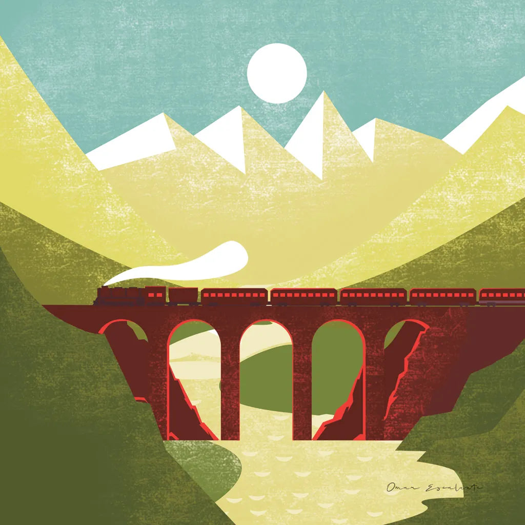 Great Outdoors VI by Omar Escalante. SKU 66602a. Archival Giclee Fine art print for wall decor.