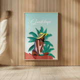 Guadalupe by Omar Escalante. shown as over sized large wall art. Available as an archival giclee rolled canvas, fine art paper, or poster print. SKU 62034h.