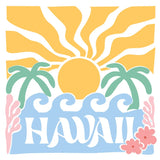 Hawaiian Fun and Sun by Omar Escalante. SKU 98853a. Archival Giclee Fine art print for wall decor.