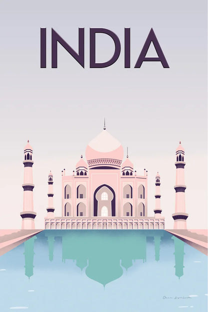 India by Omar Escalante. SKU 62036h. Archival Giclee Fine art print for wall decor.