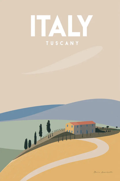 Italy by Omar Escalante. SKU 74454h. Archival Giclee Fine art print for wall decor.
