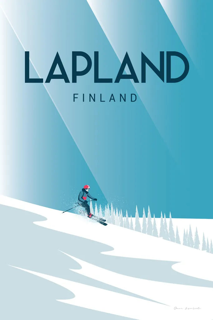 Lapland by Omar Escalante. SKU 62768h. Archival Giclee Fine art print for wall decor.
